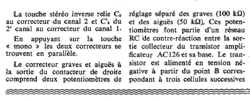 Amplificateur stéréophonique Hi-Fi à transistors France Compact 88; Magnétic-France; (ID = 2754700) Ampl/Mixer