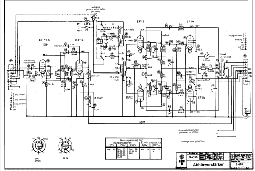 Abhörverstärker B-V 55; Maihak AG, H.; (ID = 1662093) Verst/Mix