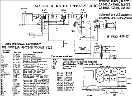 1A50AB ; Majestic Radio & (ID = 741724) Radio