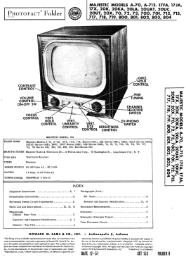 20UC ; Majestic Radio & (ID = 2992061) Television