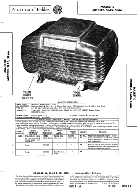 5LA5 Zephyr ; Majestic Radio & (ID = 2900718) Radio