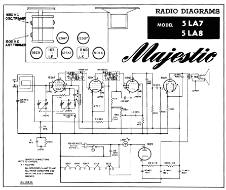 5LA7 ; Majestic Radio & (ID = 162990) Radio