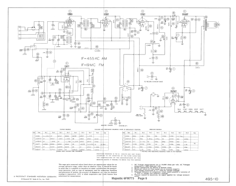6FM773 Ch= 6B11D; Majestic Radio & (ID = 1509519) Radio