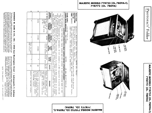 7YR753 Ch= 7B09A-1; Majestic Radio & (ID = 995236) Radio