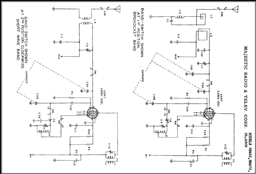 8S452 Ch= 4809; Majestic Radio & (ID = 469095) Radio