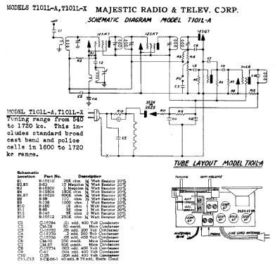 T101LX ; Majestic Radio & (ID = 742379) Radio
