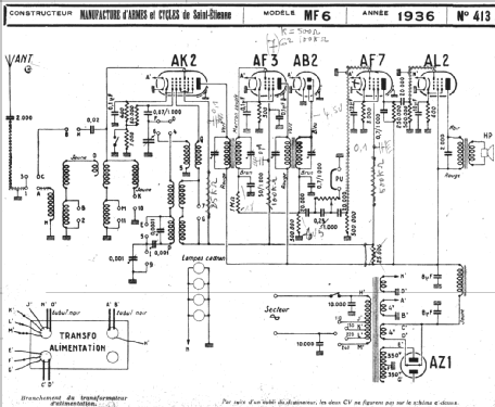 MF6; Manufrance, (ID = 219768) Radio