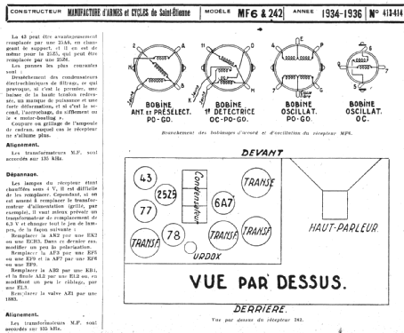 MF6; Manufrance, (ID = 219769) Radio