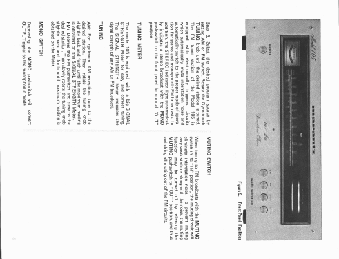 FM/AM Stereophonic Tuner Model 105; Marantz Sound United (ID = 2030246) Radio