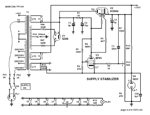 RC Oscillator TF1101; Marconi Instruments, (ID = 1352652) Equipment