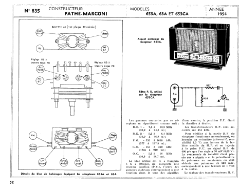 63A; Marconi marque, Cie. (ID = 2490507) Radio