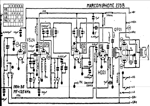 273B; Marconi Co. (ID = 1201449) Radio