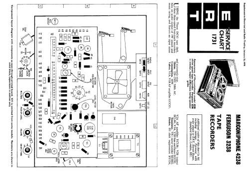 Tape Recorder 4238; Marconi Co. (ID = 2295243) R-Player