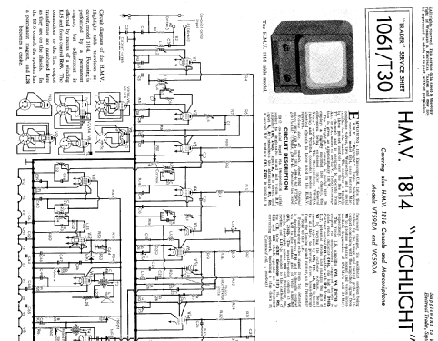 VT59DA; Marconi Co. (ID = 1018523) Televisión