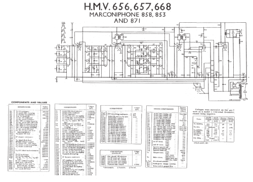 657; HMV Brand, His (ID = 507782) Radio