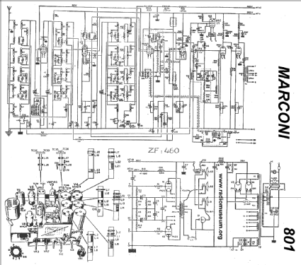 All-World Autoradiogram 801 AC; Marconi Co. (ID = 24395) Radio