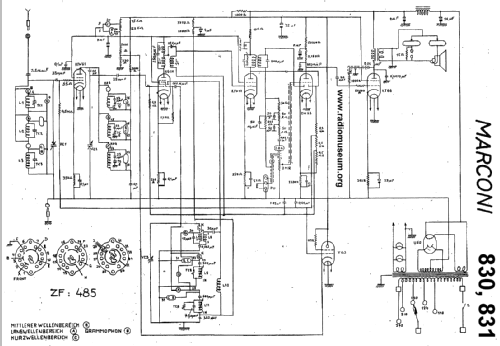 831; Marconi Co. (ID = 24391) Radio