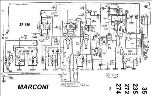 Marconiphone 272; Marconi Co. (ID = 24685) Radio