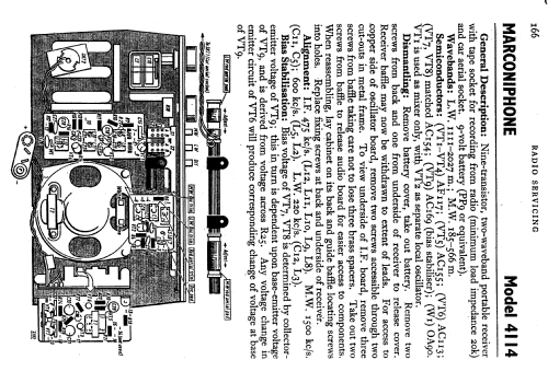 Marconiphone 4114; Marconi Co. (ID = 578613) Radio