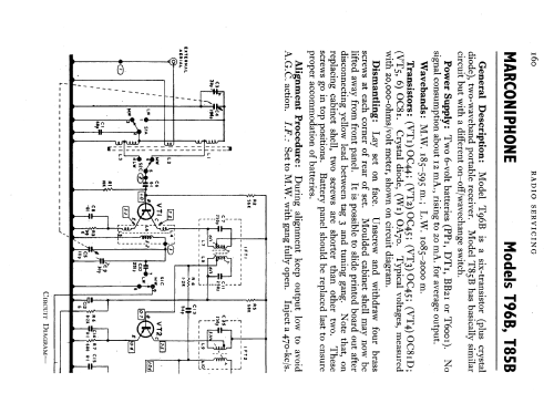 T96B; Marconi Co. (ID = 597618) Radio