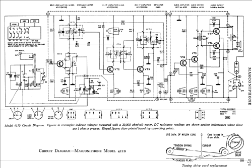 Transistor Seven 4110; Marconi Co. (ID = 768478) Radio