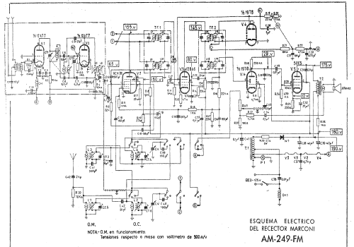 AM-249-FM; Marconi Española S.A (ID = 257588) Radio