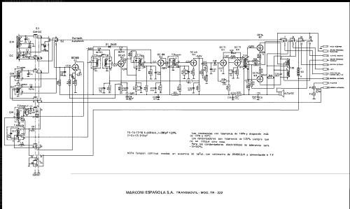 Transmovil 3 TR-222; Marconi Española S.A (ID = 616703) Radio