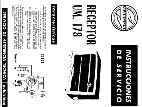 UM-178; Marconi Española S.A (ID = 576754) Radio