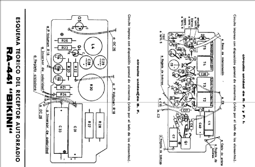 Bikini RA-441; Marconi Española S.A (ID = 915340) Car Radio