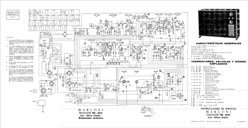 Bruja Negra TM-892; Marconi Española S.A (ID = 2167836) Television