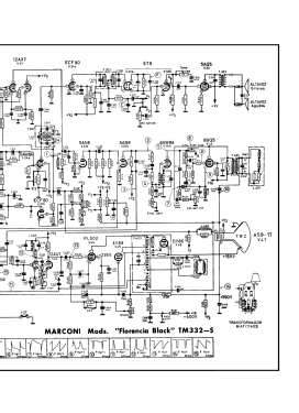Florencia Black TM-332-S; Marconi Española S.A (ID = 2798661) Television