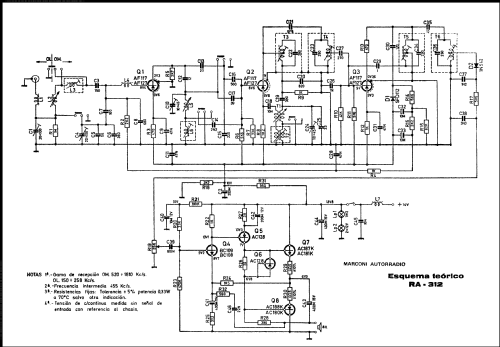 RA-312; Marconi Española S.A (ID = 2232297) Car Radio