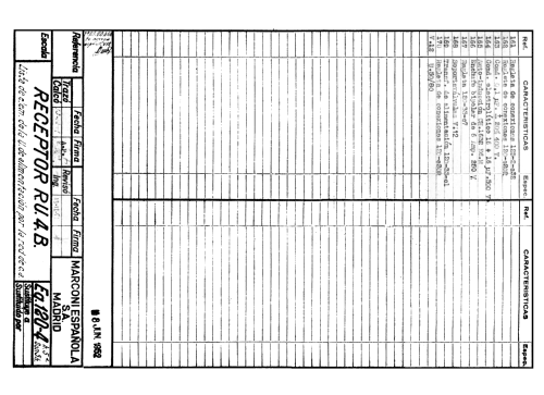 RU.4B ; Marconi Española S.A (ID = 2461387) Commercial Re