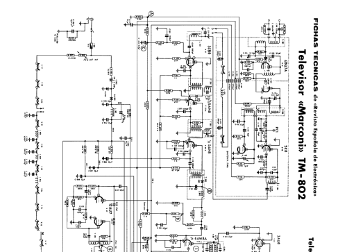 TM-802; Marconi Española S.A (ID = 1984723) Television