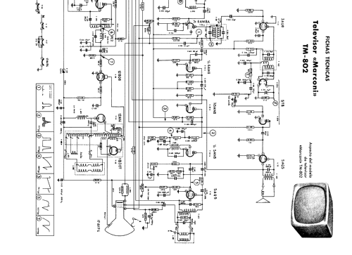 TM-802; Marconi Española S.A (ID = 1984724) Television