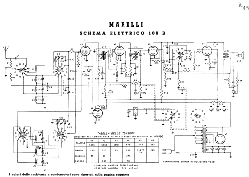 108B; Marelli Radiomarelli (ID = 177935) Radio