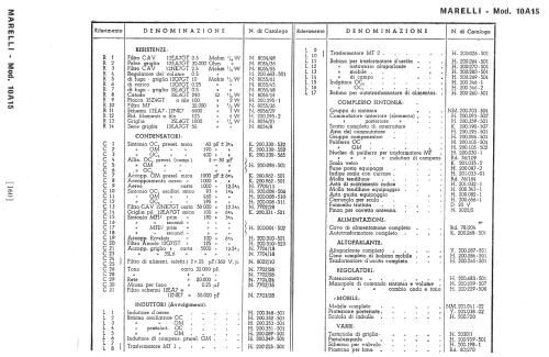 10A15; Marelli Radiomarelli (ID = 260744) Radio