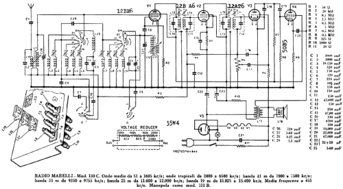 130C; Marelli Radiomarelli (ID = 212722) Radio