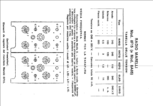 8F15A; Marelli Radiomarelli (ID = 445859) Radio