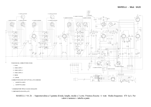 9A26/1; Marelli Radiomarelli (ID = 1653196) Radio