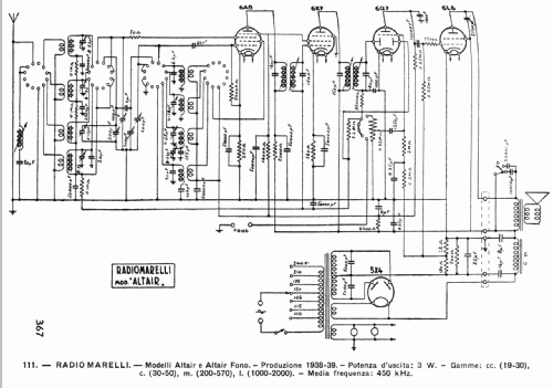 Altair ; Marelli Radiomarelli (ID = 38130) Radio