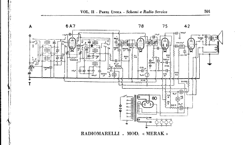 Merak Radiofonografo ; Marelli Radiomarelli (ID = 206472) Radio