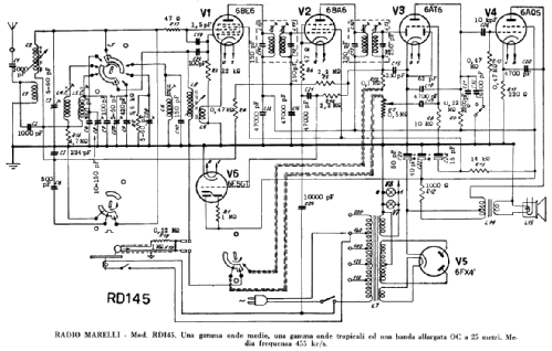 RD145; Marelli Radiomarelli (ID = 303803) Radio