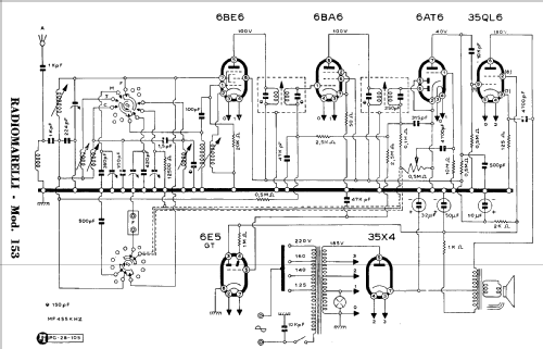 RD153; Marelli Radiomarelli (ID = 950349) Radio