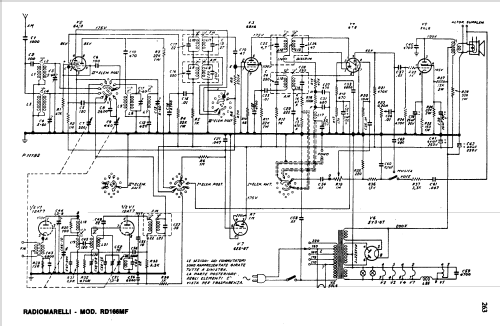 RD166-MF; Marelli Radiomarelli (ID = 579447) Radio