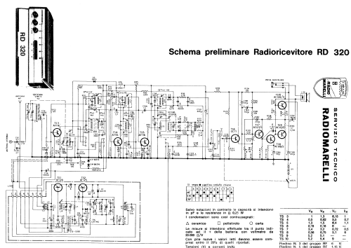 RD320; Marelli Radiomarelli (ID = 756841) Radio