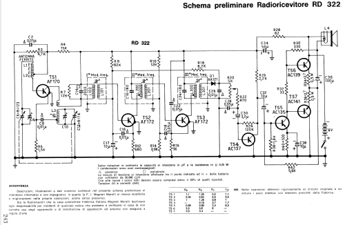 RD322; Marelli Radiomarelli (ID = 756840) Radio