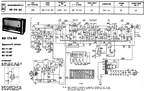 RD-171MF; Marelli Radiomarelli (ID = 1706188) Radio