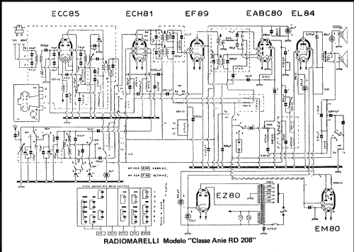 RD-208 Anie; Marelli Radiomarelli (ID = 1741274) Radio