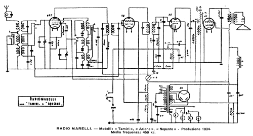 Tamiri Lusso Ch= 20; Marelli Radiomarelli (ID = 2603192) Radio